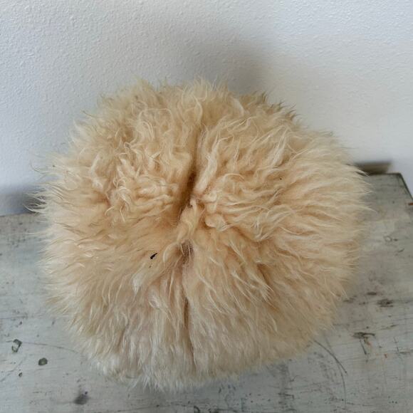 Vintage fur hat Tuscan lambs wool winter 50s 60s glam retro mid century outdoor - Picture 4 of 10